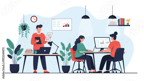 Man crouching down to pet his happy golden dog next to its food bowl to show a strong bond between a pet and its owner.