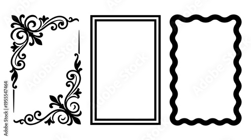 Elegant Decorative Borders and Frames for Creative Projects