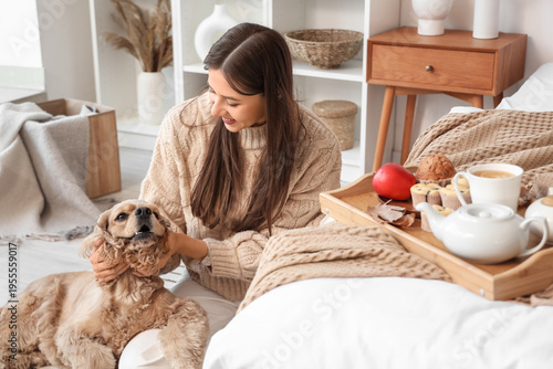 Beautiful young happy woman...