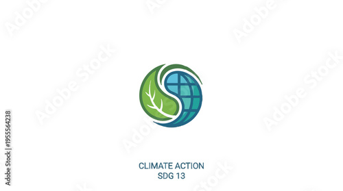 Climate Action Sdg 13 Logo Symbol for Sustainable Development Goals
