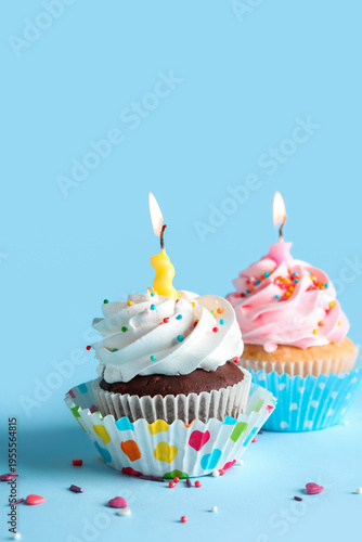 Delicious birthday cupcakes...