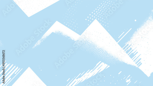 A winter forest landscape background with a blue sky and snow covered trees creates a cold nature pattern vector illustration for a Christmas holiday card design
