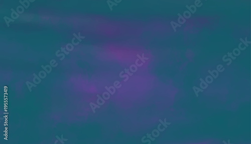 Abstract Purple and Teal Cloudy Watercolor Background