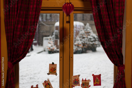 Christmas window