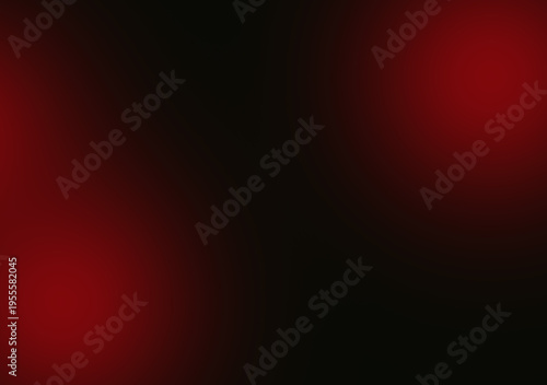 Black and dark red  smooth gradient abstract background image,Dark tone.Science or technology display concept. Metal or metallic color. spotlight in room or studio.Graphic illustration.