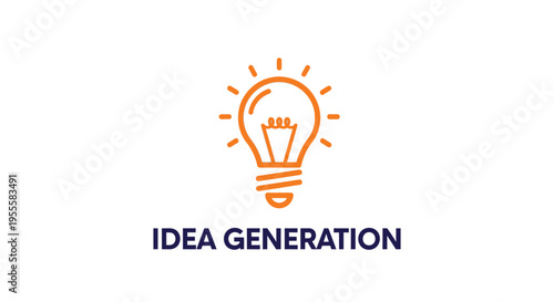 Creative Idea Generation - Light Bulb Symbolizing Innovation and Solutions.