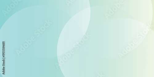 Mint green abstract background with soft bubble gradients eps10