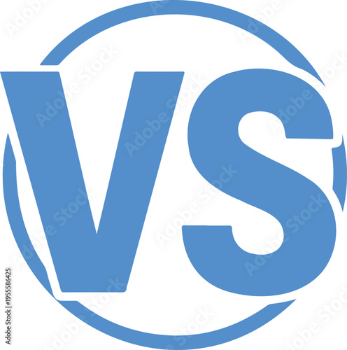 Vs Or Versus Text Logo vector transparent