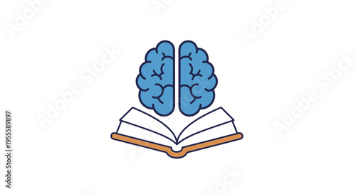 Illustration depicting the symbiosis between knowledge acquisition and cognitive function