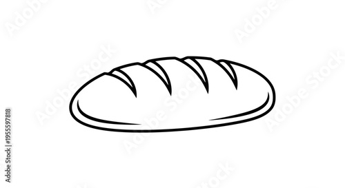 A loaf of bread illustration.
