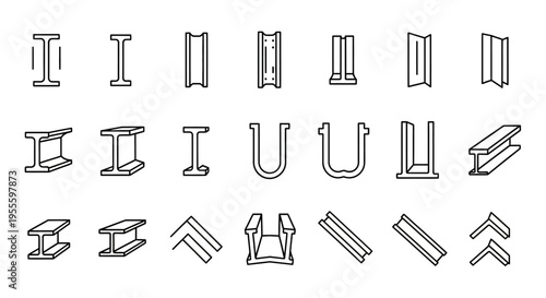 Collection of assorted metal letters.