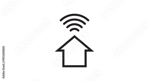 Iconic Representation of Home Connectivity and Wireless Communication