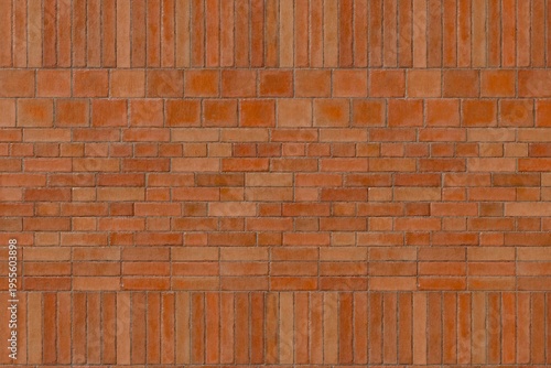 Billede på lærred 3d red decorative brick wall texture