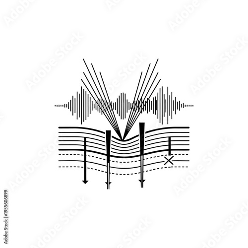 Acupuncture Needles Insertion Concept Illustration