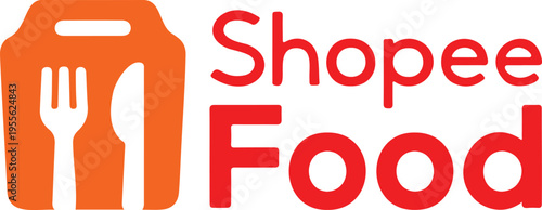 Shopee food Logo transparent