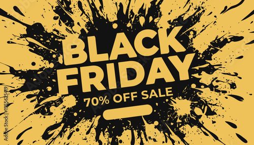 Black Friday sale advertisement with discounts.