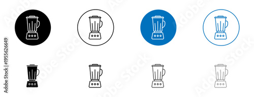 Juicer icons set. vector illustration