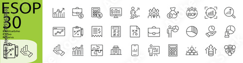 Esop icon set.