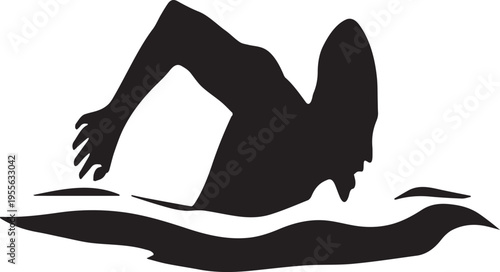 Lucid_Origin_Black_silhouette_illustration_of_a_swimmer_isolat_0_jpg