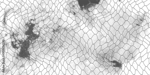 Curved net pattern. Seamless design for sportswear or equipment like soccer goals, volleyball nets, basketball hoops, hockey nets, and athletic gear. white background