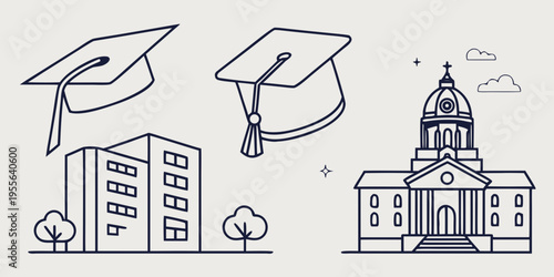 Education and graduation school university building