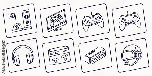 Gaming console and accessories game controller headset speaker