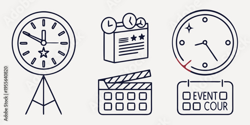 Production and event planning clock star