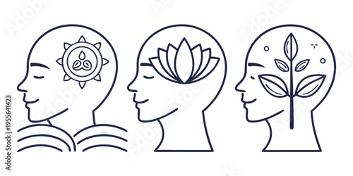 Meditation and mindfulness with nature wellness spirituality