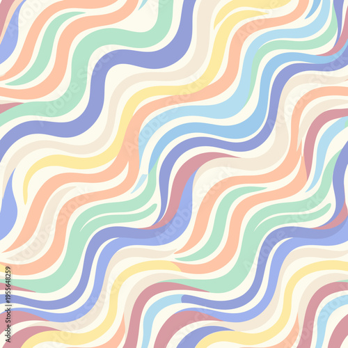 abstract colorful waves