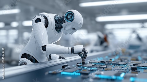 Robot workforce and AI in business driving digital transformation