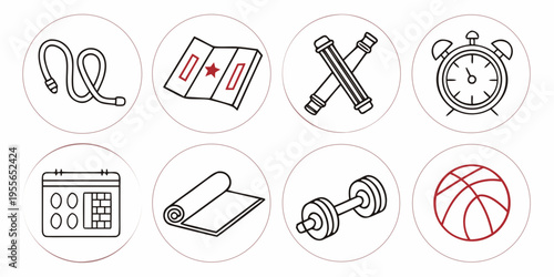 Fitness equipment and sports jump rope