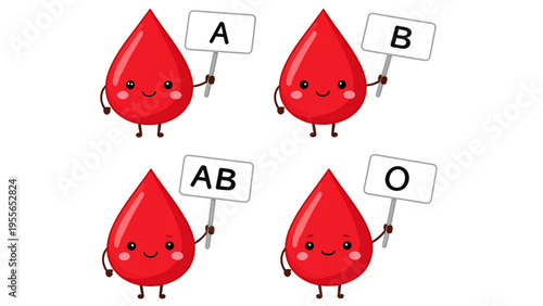 Minimal line art hands holding blood drops with blood type symbols, donation awareness healthcare concept clean outline vector illustration