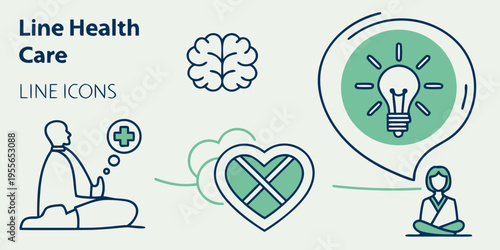 Line health care medical wellness medicine