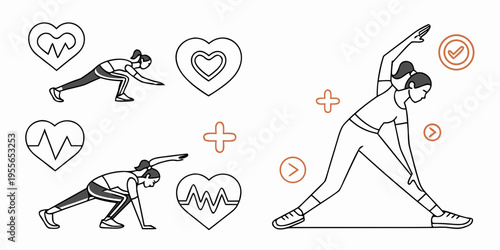 Woman stretching with fitness exercise yoga