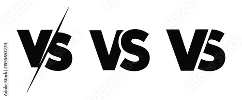 Diagonal slash versus sign for competitive graphics