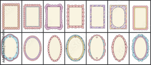  Stone and brick wall pattern tiles vector,mCollection of Decorative and Ornate Picture Frames and Borders in Various Shapes