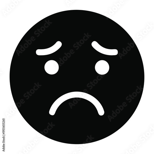 Emotional reaction on a face shows a brain's negative response