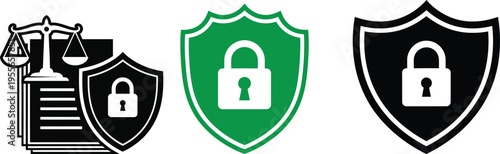 Security and protection icons