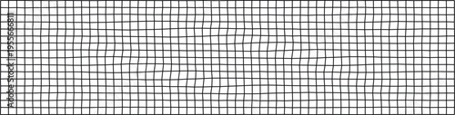 Abstract wavy black and white grid pattern ideal for backgrounds and modern graphic design.