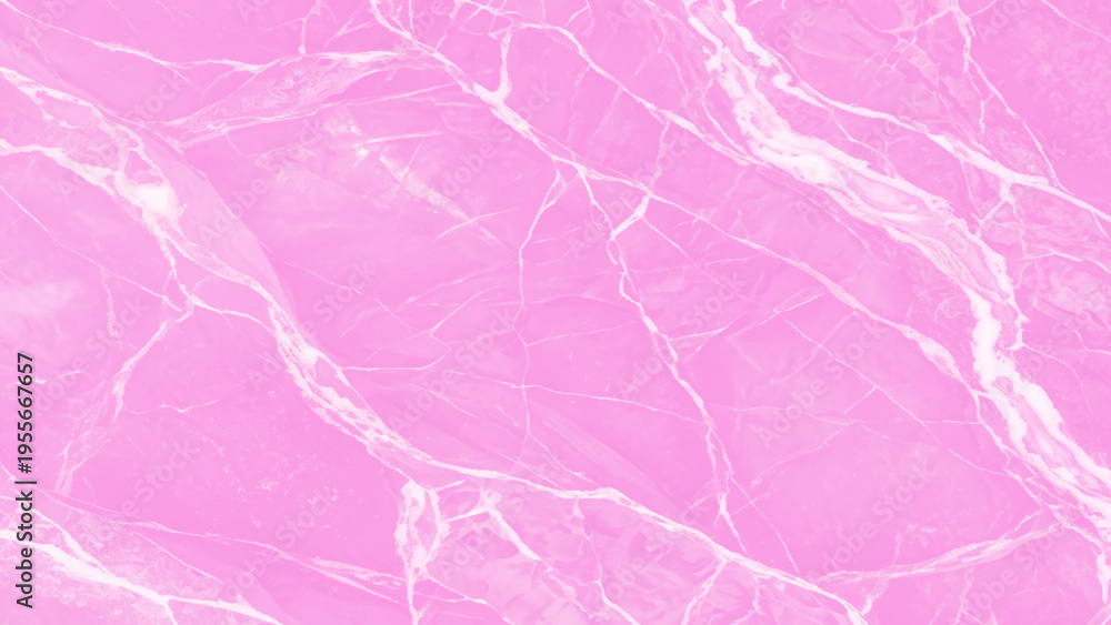 Fototapeta premium Pink marble texture with white veins and cracks on surface elegant natural stone pattern