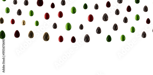 Abstract colorful Easter eg...