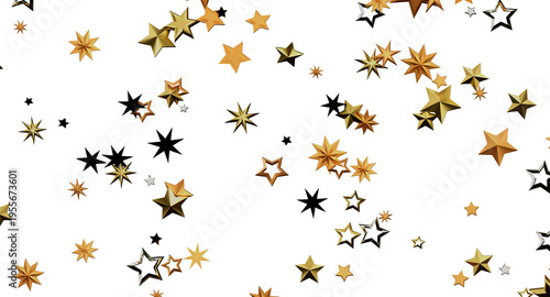 Elegant gold stars confetti...