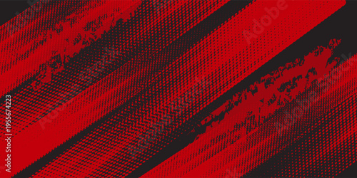 Red Abstract Brush Stroke Texture Background With Diagonal Grunge Pattern For Graphic Design