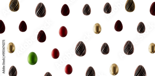 A vibrant pattern of Easter...
