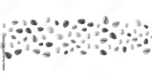 Black and white abstract co...