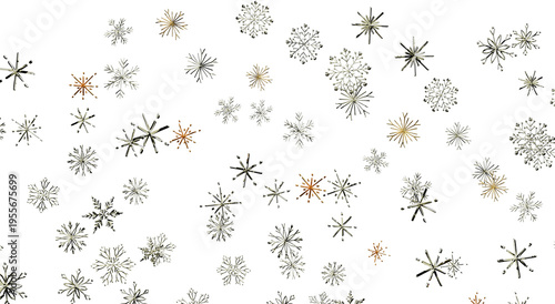 Abstract snowflake pattern ...