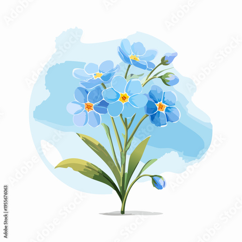 Vergissmeinnicht in Hellblau