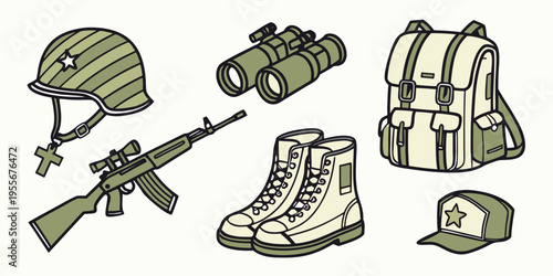 Military gear and equipment
