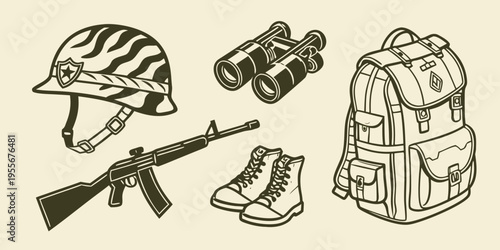 Military gear and equipment