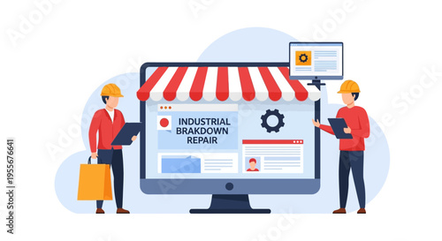 Industrial Repair & Maintenance Online Service Platform. Technical Support & Breakdown Solutions.